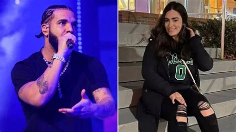 correia drake|Drake fan who tossed her 36G bra at the rapper during concert is。